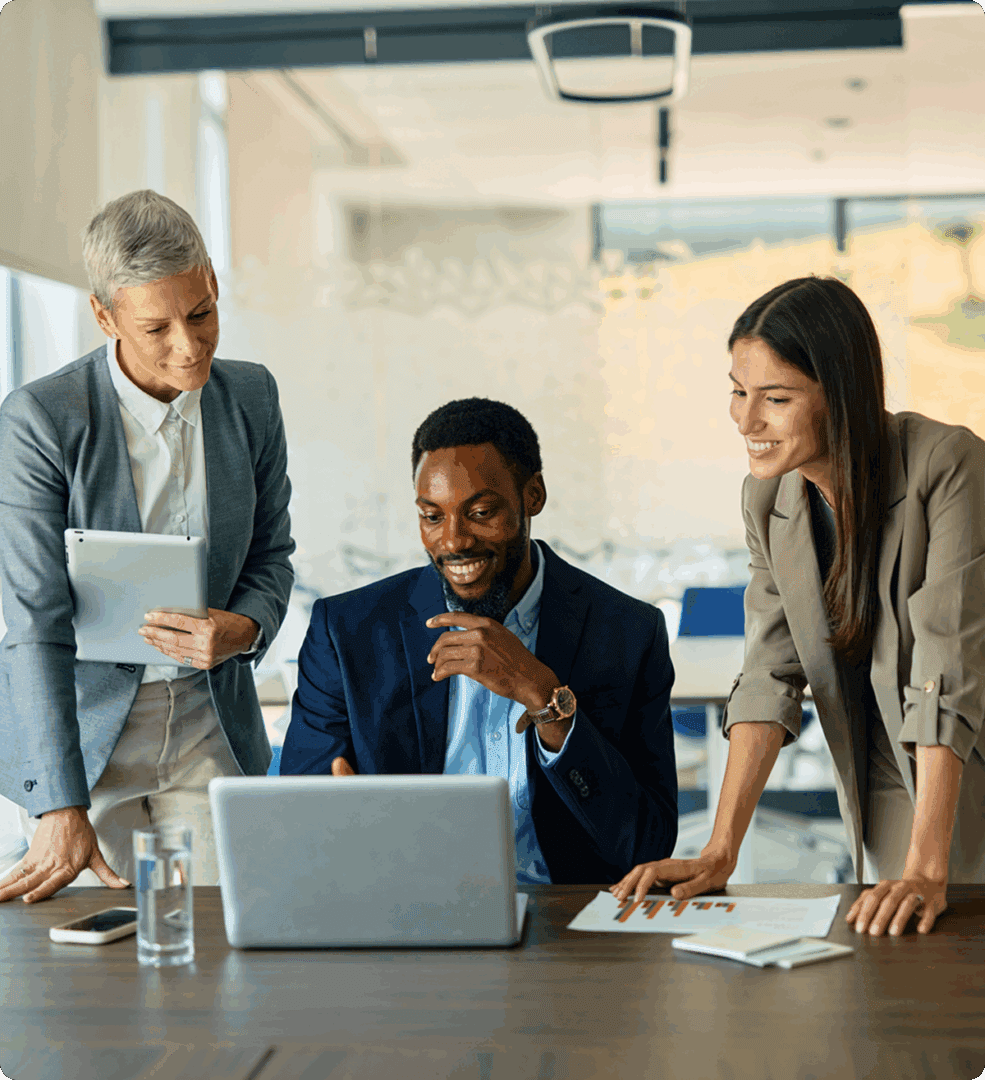 Group of professionals in a meeting